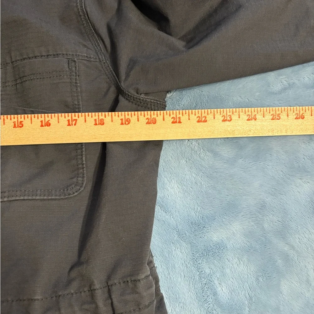 Carhartt Women Gray Utility Field Jacket Snap Zip Lightweight M 8/10 - Picture 4 of 10